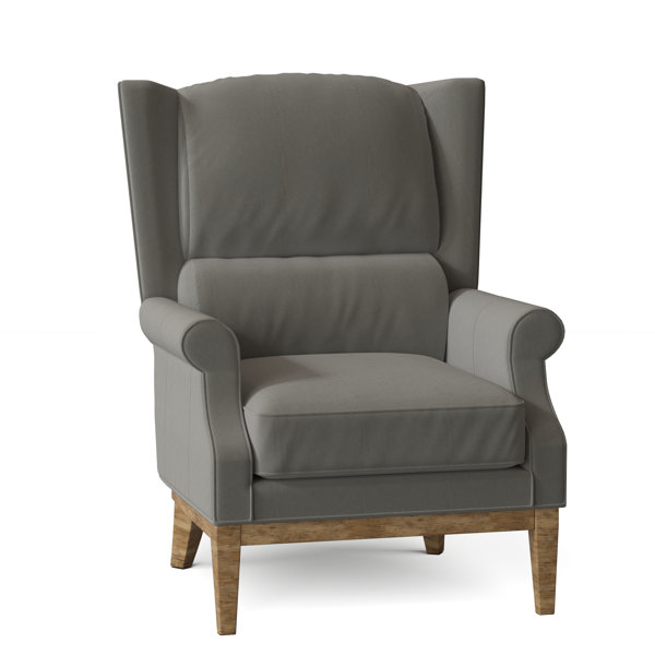 Fairfield Chair Edgeworth 32" W Top Grain Leather Wingback Chair Wayfair